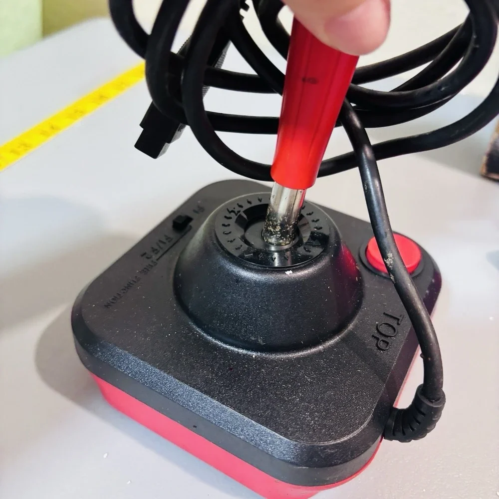 Wico Command Control Joystick Controller Atari 2600, 400/800, Amiga+ All Parts